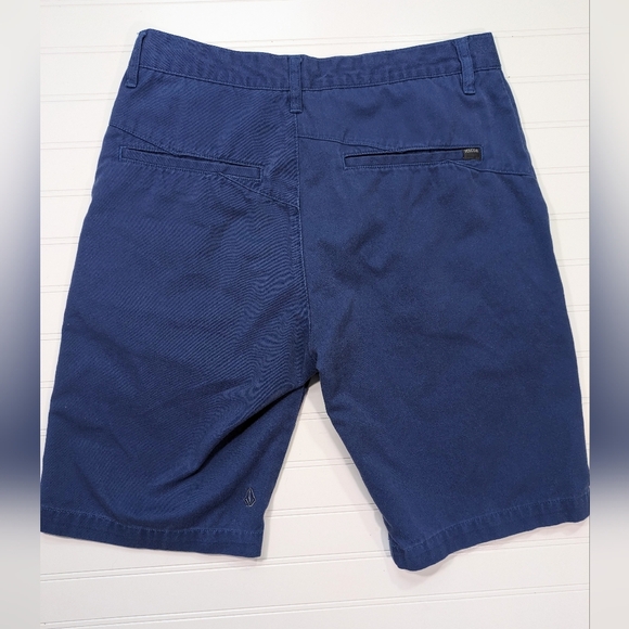 Volcom Dark Blue Woven VMonty Short - Picture 2 of 4